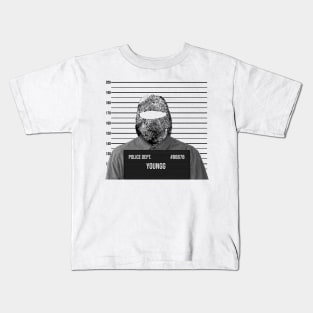 FingerPrint Balaclava Mugshot Kids T-Shirt